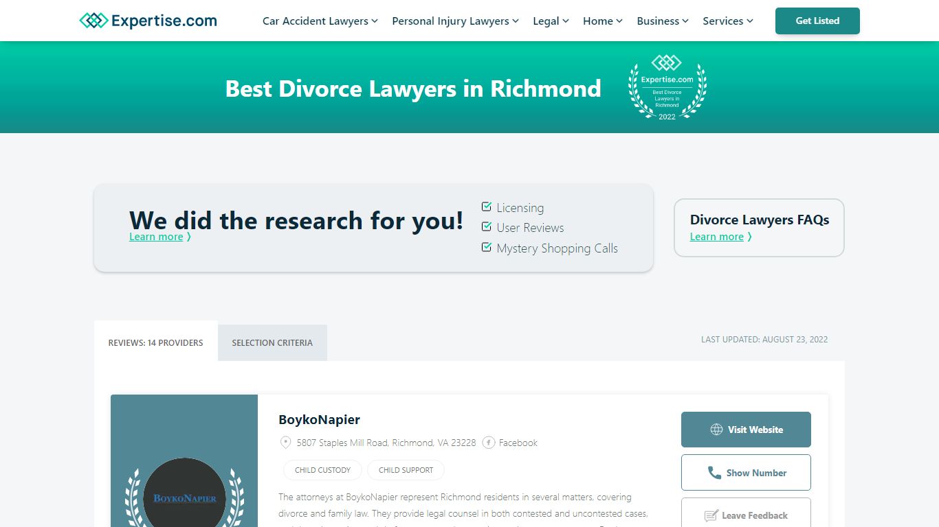 14 Best Richmond Divorce Lawyers | Expertise.com