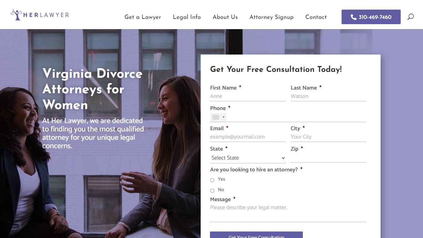 Virginia Divorce Attorneys for Women - Her Lawyer